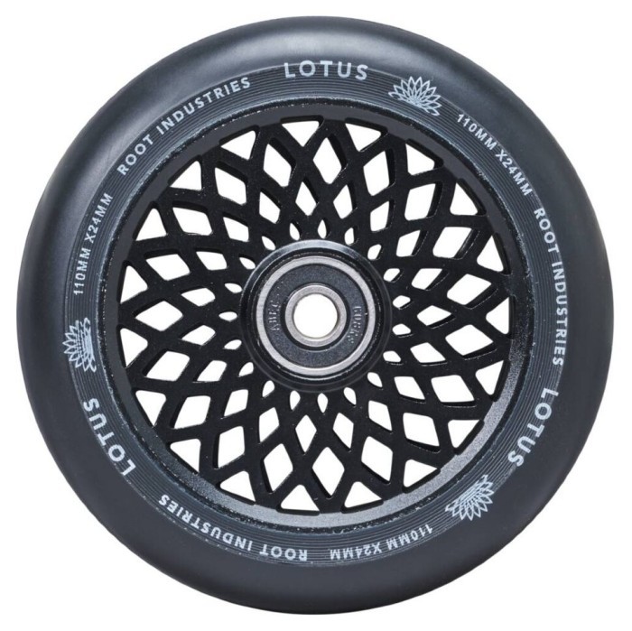 Колеса для трюкового самокату Root Lotus Pro 110mm (пара) - Black/Black