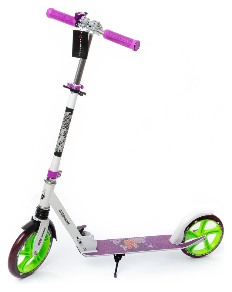 Дорослий самокат Amigo PRIME SUPER (Чорний)