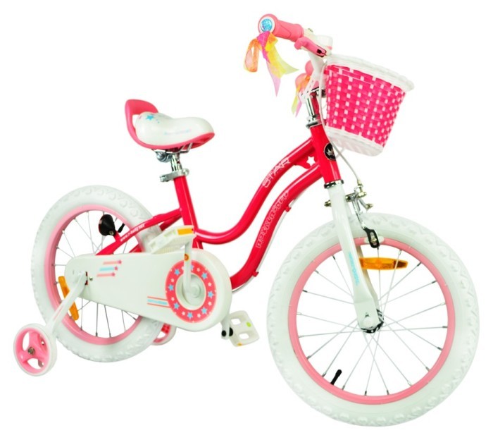 Велосипед RoyalBaby STAR GIRL 18", OFFICIAL UA, рожевий