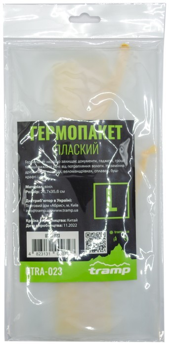 Гермопакет TRAMP PVC transparent 26,7х35,6 UTRA-023