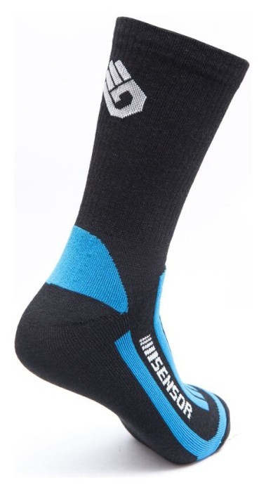 Шкарпетки Sensor Treking Merino black/blue 1065672, SU41TM-black-blue-3-5