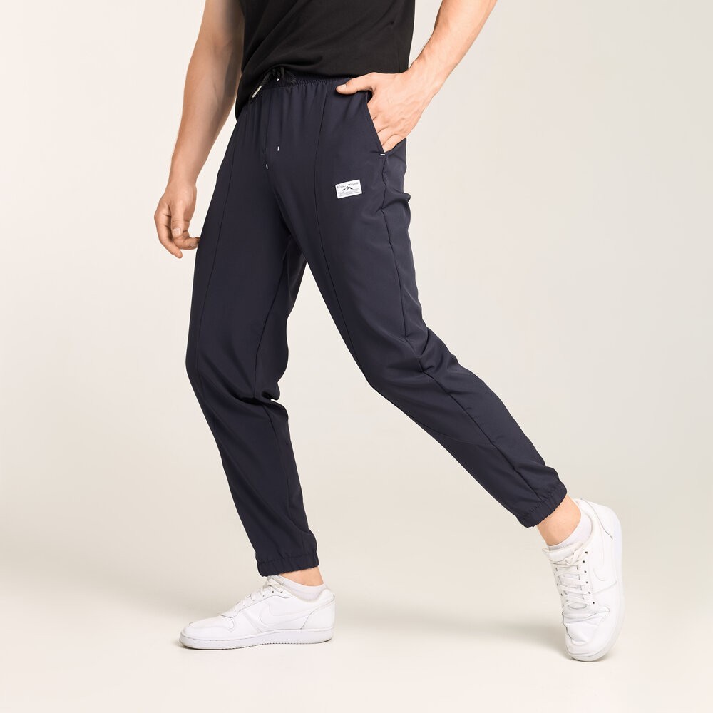 Чоловічі повсякденні джогери. Темно-сині джогери літні з кишенями Pobedov Savaya