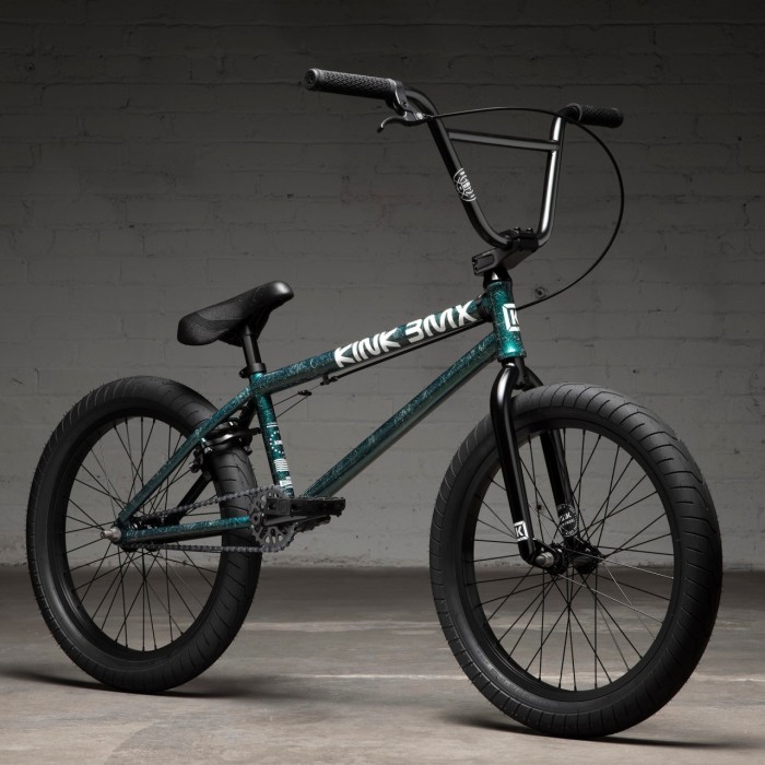 Велосипед KINK BMX LAUNCH 20" 2022 Gloss Galaxy Green