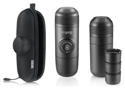 Набір для кави Wacaco Minipresso GR: кавоварка, кошики, резервуар та чохол