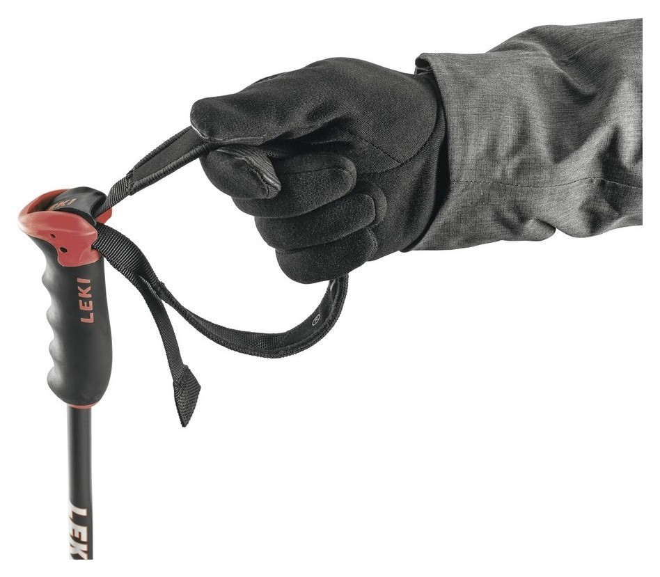 Палиці для гірських лыж Leki NEOLITE AIRFOIL 110см Black/fluorescent red/white (64948243-WRH)