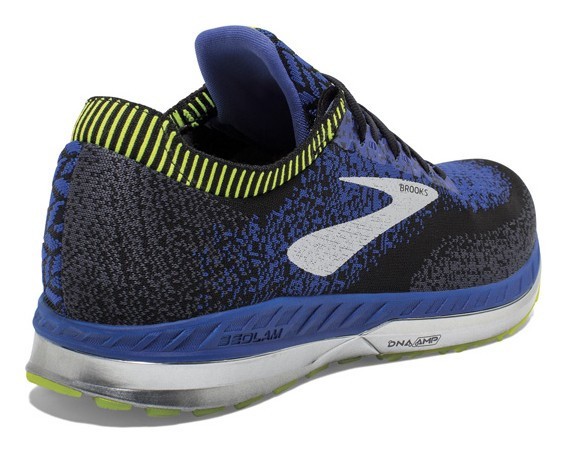 Кросівки чоловічі Brooks BEDLAM M 44 (10.0US) Black/blue/nightlife (1102831D069)