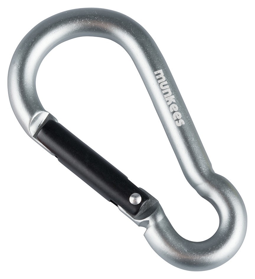 Munkees 3238 карабін Pear 8 мм x 80 мм grey