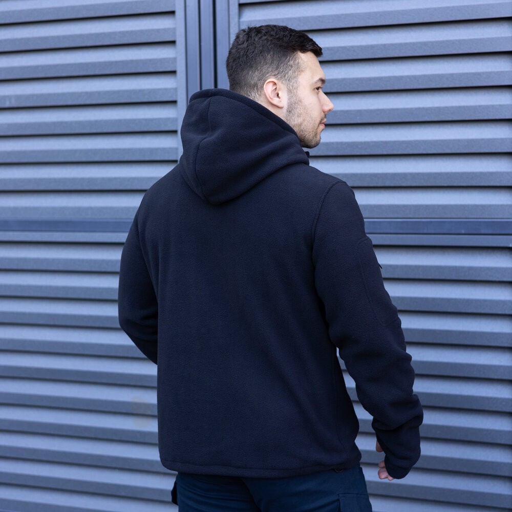 Чоловіча толстовка флісова на блискавці Pobedov Explorer синя