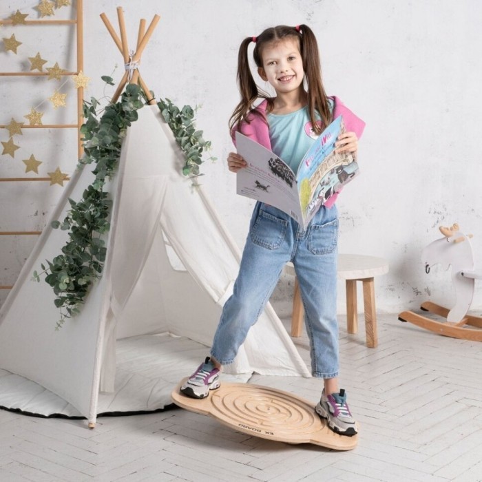 Дитячий балансборд Лабіринт (62х46 см)