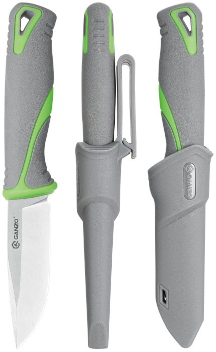 Ніж Ganzo G807-GY сірий з ножнами