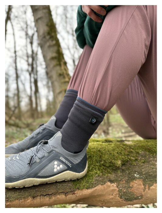 Шкарпетки водонепроникні Dexshell Running Lite 2.0 Socks, сірі, розмір S (36-38)