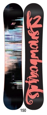 Сноуборд K2 FIRST LITE 150 Black/coral/multicolor (11B0025)