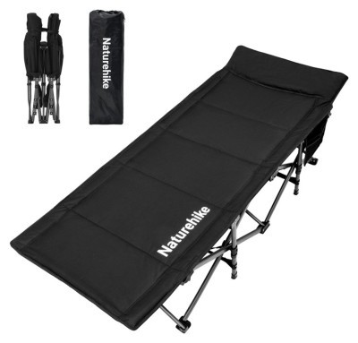 Ліжко складане Naturehike CNK2300WS010, Поліестер Oxford / залізо, чорний
