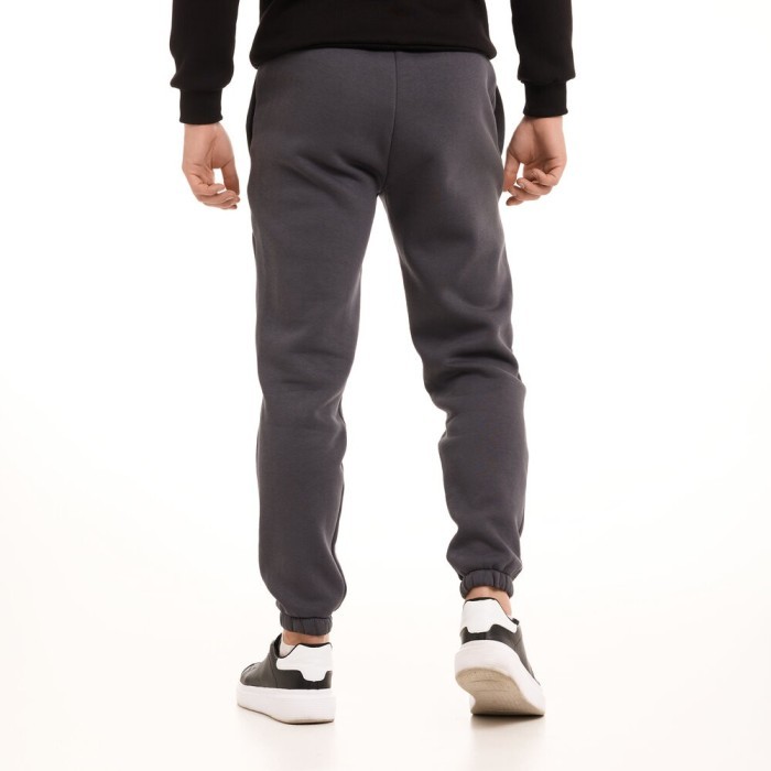 Чоловічі штани джогери з кишенями темно-сірі Pobedov 007 ЗИМА