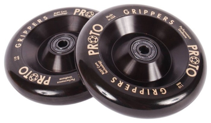 Колеса для трюкового самокату Proto Full Core Gripper Pro Scooter Wheels 2-Pack 110mm - Black