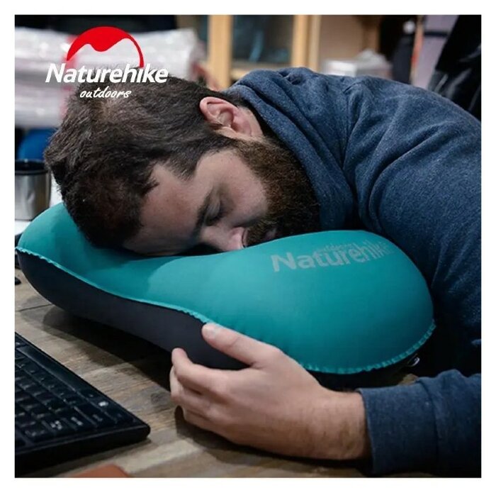 Подушка надувна Naturehike Ultralight TPU NH17T013-Z, блакитна
