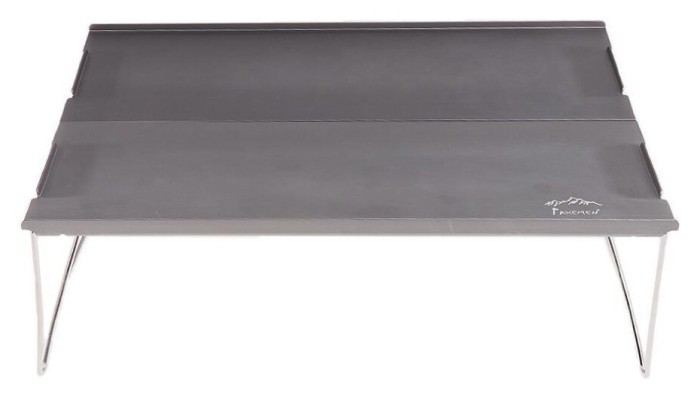 Стіл розкладний алюмінієвий для пікніку Naturehike NH17Z001-L, 34х25 см, сірий