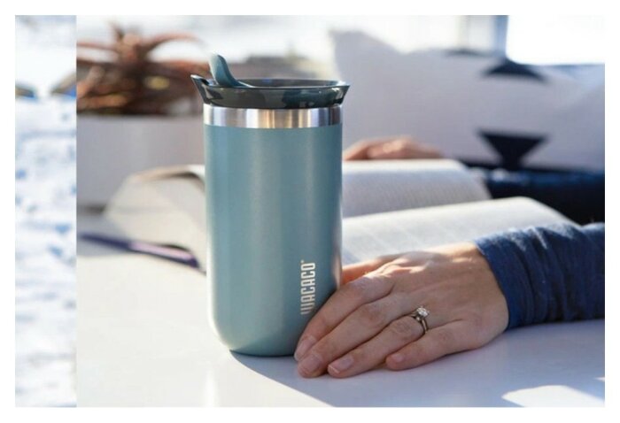 Термокухоль Wacaco Octaroma Lungo 300 мл, блакитний