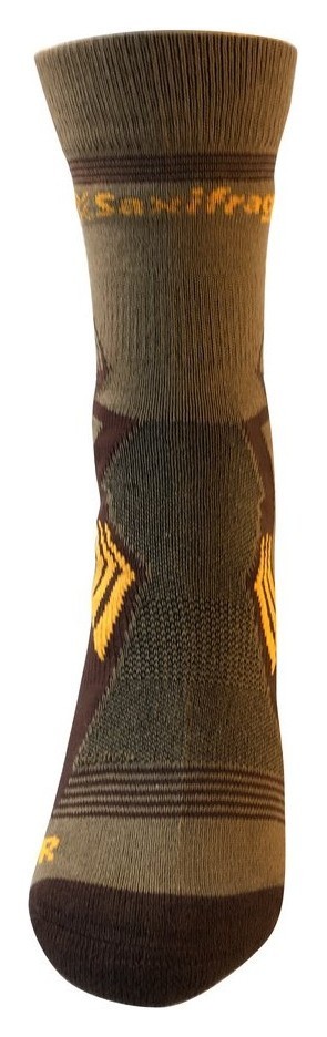 Носки для туризму Saxifraga FOOTER 35-38 Brown/grey (SOSK21U1U)