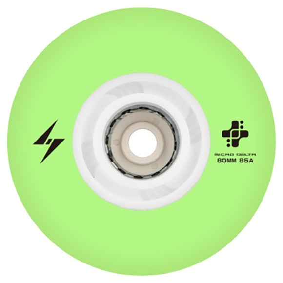 Micro колеса Flash NEW 76 mm green