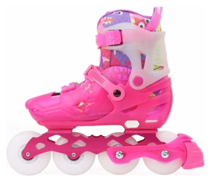 Дитячі розсувні ролики Flying Eagle L8 рожеві