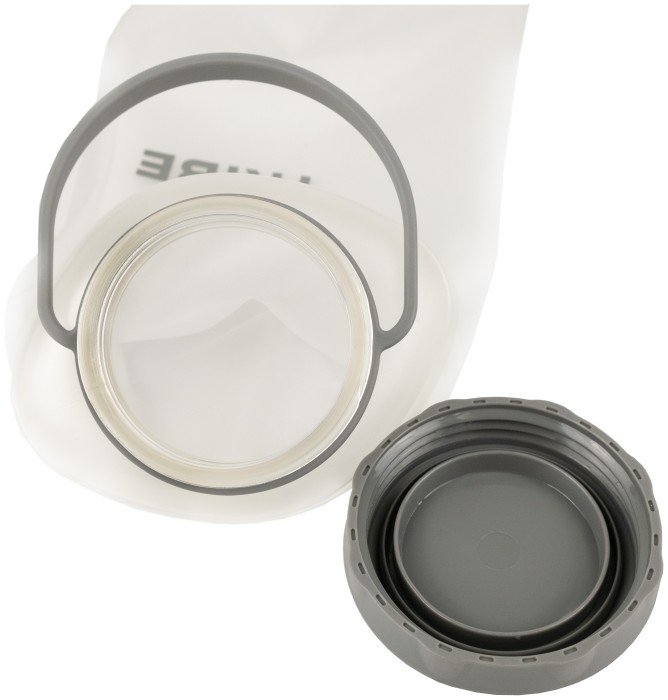 Пляшка Tribe Soft Bottle 1,5 л TPU м'яка  T-FE-0024-crystal-white