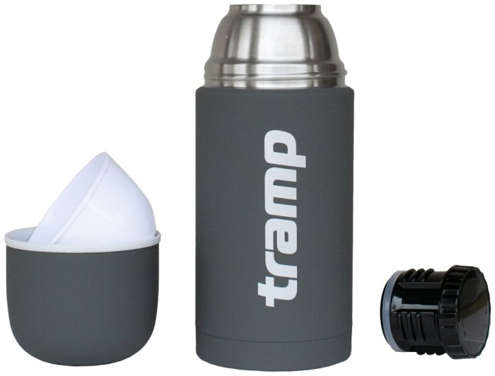 Термос TRAMP Soft Touch 0,75 л, Сірий