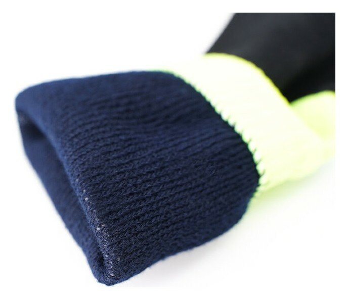 Шкарпетки водонепроникні Dexshell Pro visibility Cycling, р-р XL (47-49), з зеленою смугою