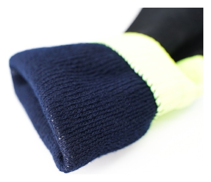 Шкарпетки водонепроникні Dexshell Pro visibility Cycling, р-р XL (47-49), з зеленою смугою