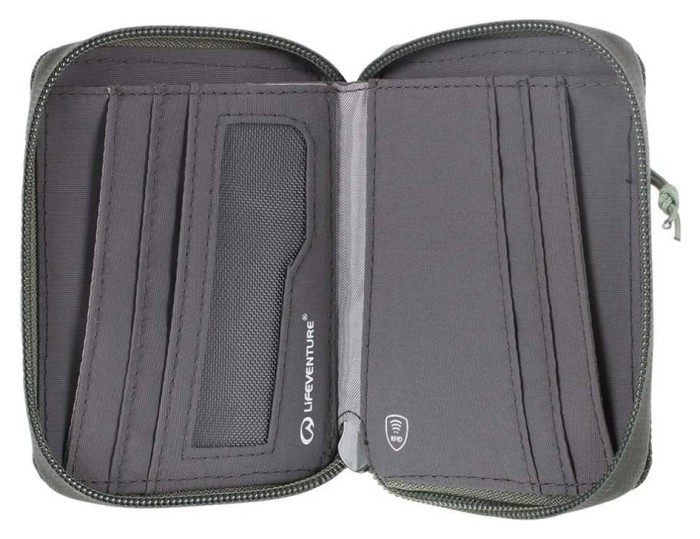 Гаманець Lifeventure Recycled RFID Bi-Fold Wallet olive