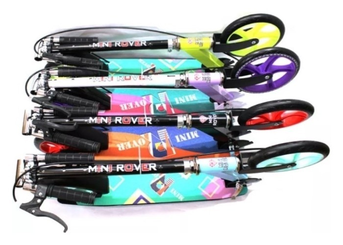 Самокат Bavar Sport з дисковим гальмом, бірюзовий.