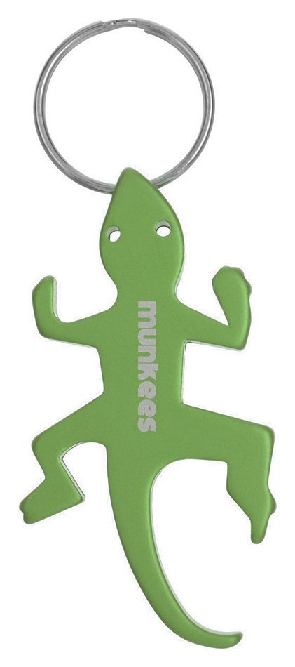 Munkees 3411 брелок-відкривачка Lizard grass green