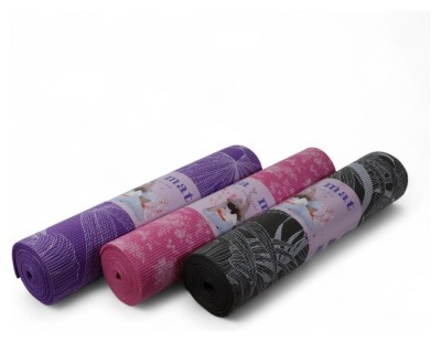 Килимок для йоги та фітнесу, pvc, 6 мм (принт) Bavar Sport