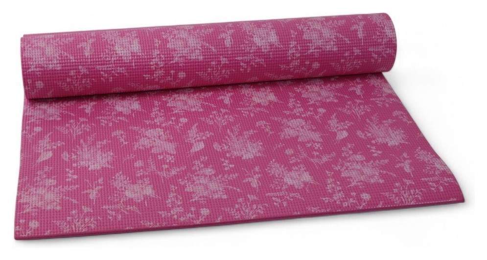 Килимок для йоги та фітнесу, pvc, 6 мм (принт) Bavar Sport