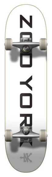 Zoo York Скейтборд Logo Block Complete (7,75" - White)