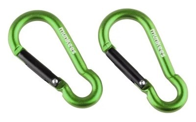 Munkees 3235 карабін Pear 5 мм x 50 мм (пара) grass green