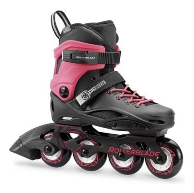 Роликові коньки для підлітків Rollerblade CYCLONE G 38-40 (240-255мм) Black/pink (7851700 7Y9)