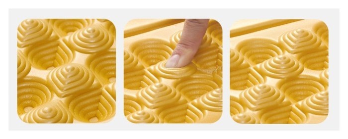 Килимок складний IXPE Naturehike CNK2550WS030, алюмінієва плівка, 18 мм, медово-золотий