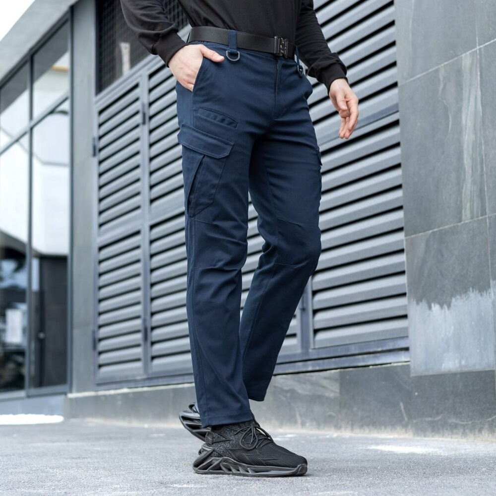 Штани тактичні темно-сині чоловічі M Pobedov Tactical V2