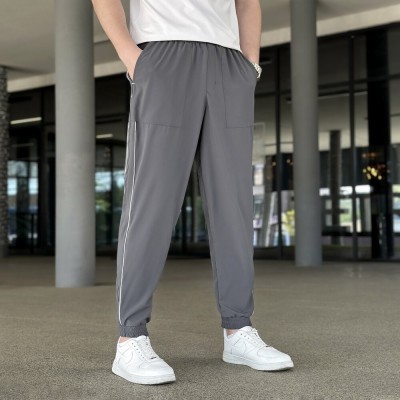 Чоловічі легкі джогери із софту темно-сірі Pobedov Weekend