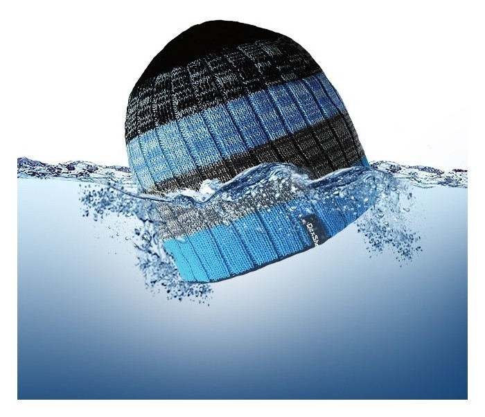 Шапка водонепроникна Dexshell градієнт блакитний