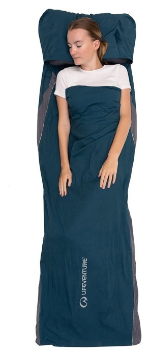 Lifeventure вкладиш Cotton Ultimate Liner Rectangular