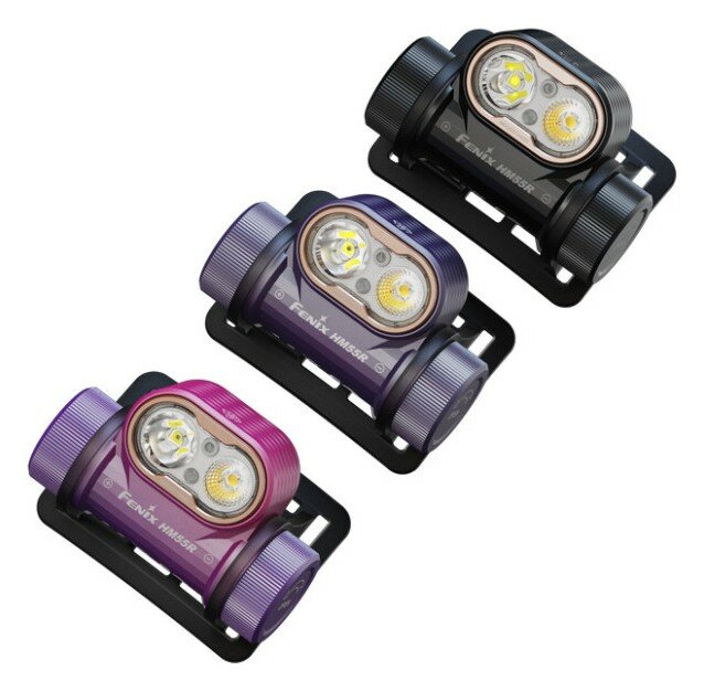 Ліхтар налобний Fenix HM55R, рожевий