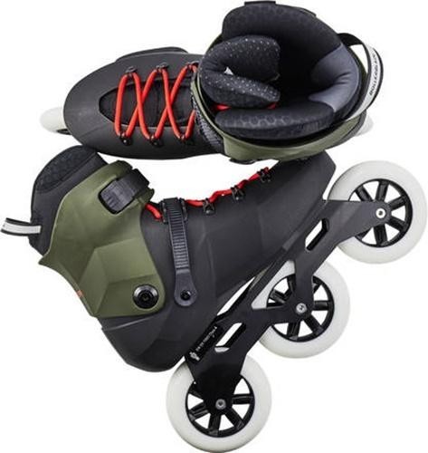 Роликові коньки для дорослих Rollerblade TWISTER EDGE 3WD 36.5 (5US) 230мм Black/army green (07847300 8E6)