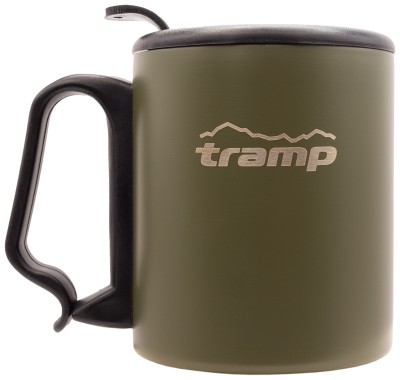 Термокружка TRAMP з поїлкою і защіпкою 350мл UTRC-020 olive