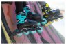 Ролики Rollerblade Fury black-sea green Фото - 6