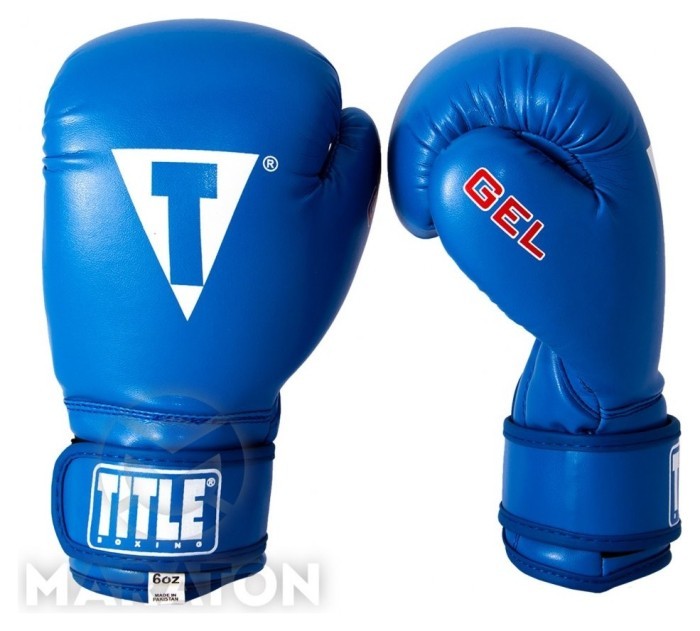 Перчатки для боксу Maraton Title Gel # 6 OZ, Чорний