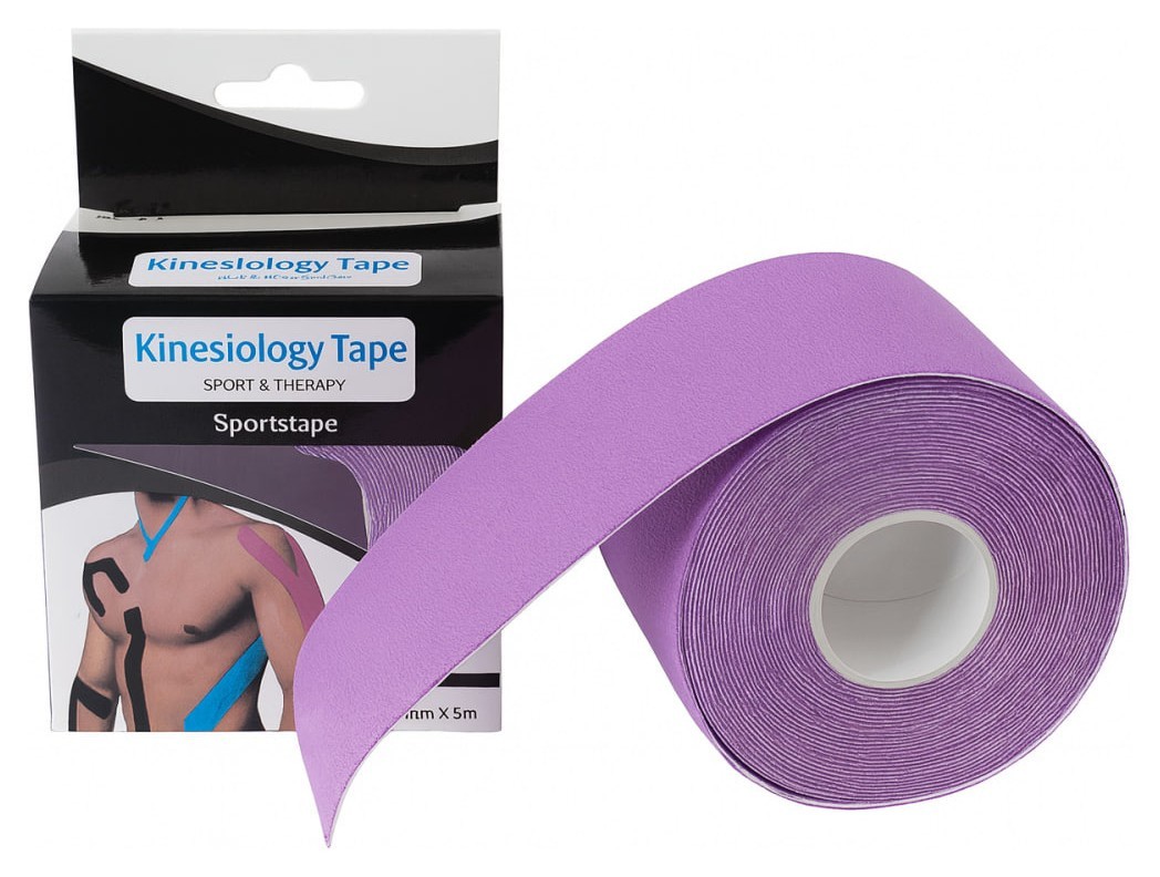 Кінезіо тейп 5 см х 5м Bavar Sport (589)