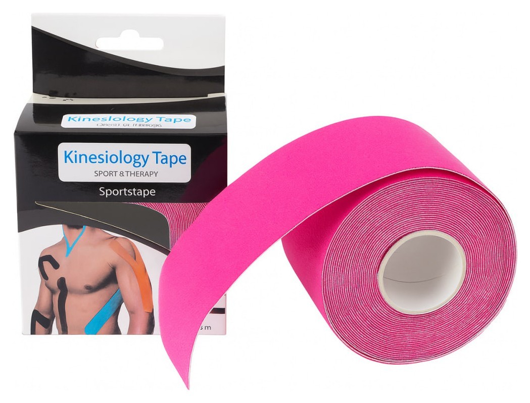 Кінезіо тейп 5 см х 5м Bavar Sport (589)