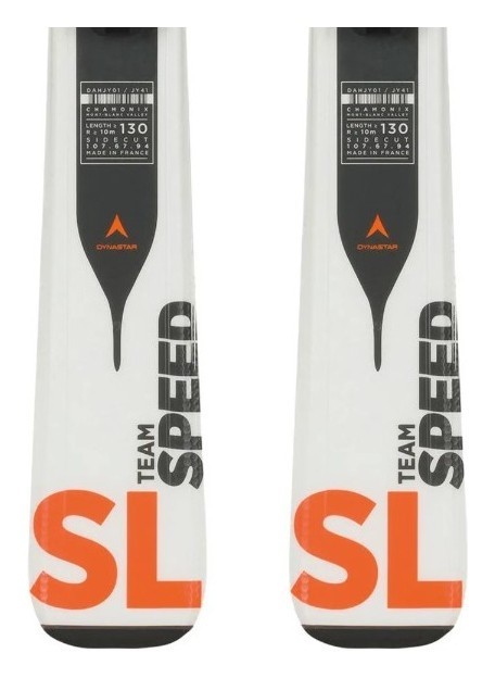 Лижі гірські для підлітків (комплект) Dynastar TEAM SPEED+KID-X 4 110см White/orange/black (DAFJY03+FCFK002) O